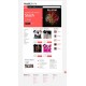 IC395 Müzik Temalı Web Sitesi Şablonu 
