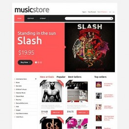 IC395 Müzik Temalı Web Sitesi Şablonu 