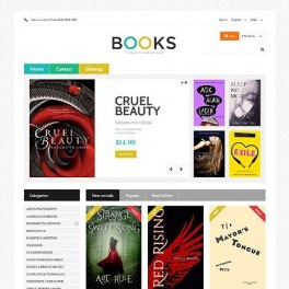 48977 Kitaplar Temalı Web Sitesi Şablonu 