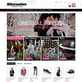 48946 Moda Temalı Web Sitesi Şablonu 