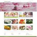 48318 Çicekler Temalı Web Sitesi Şablonu 
