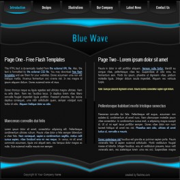 Blue Wave Flash Tema 03F 