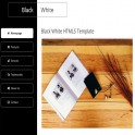 Black White HTML Web Sitesi 05HR