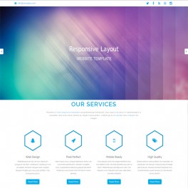 Powerful Template HTML Web Sitesi 028HR